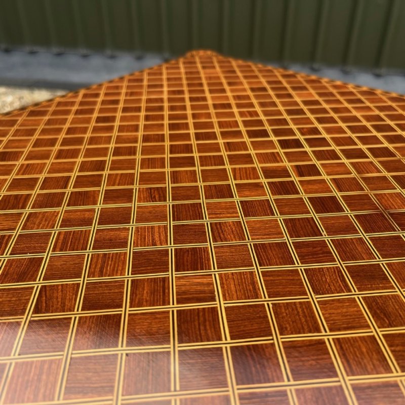 An Exhibition Quality Collingson & Lock Rosewood, Coromandel And Kingwood Inlaid Table