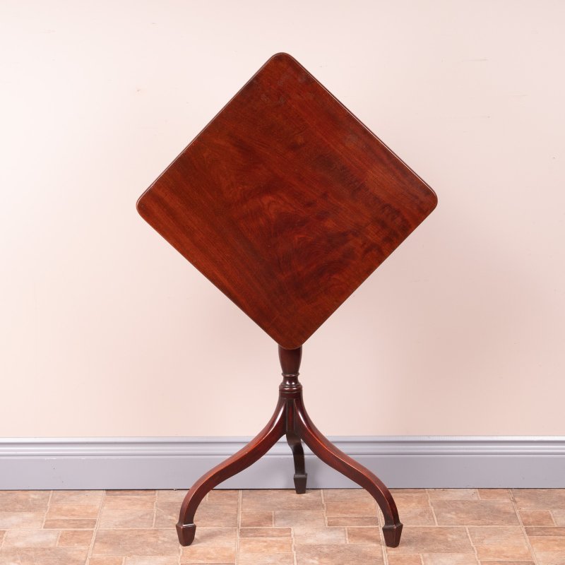 19thC Mahogany Occasional Tip Table