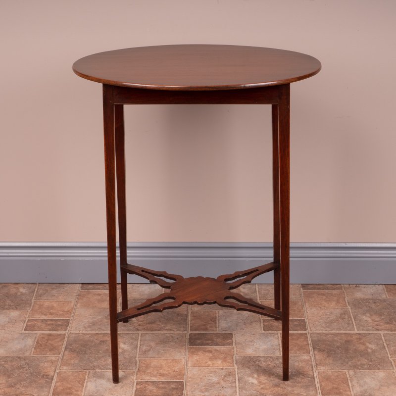 19thC Oval Mahogany Occasional Table