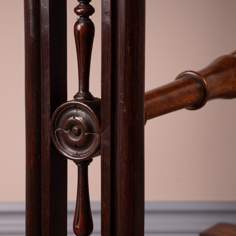 19thC Rosewood Stretcher Table