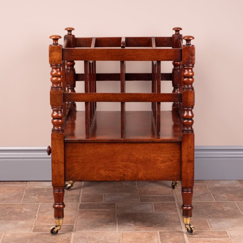 Good Quality 19th Century Mahogany Canterbury