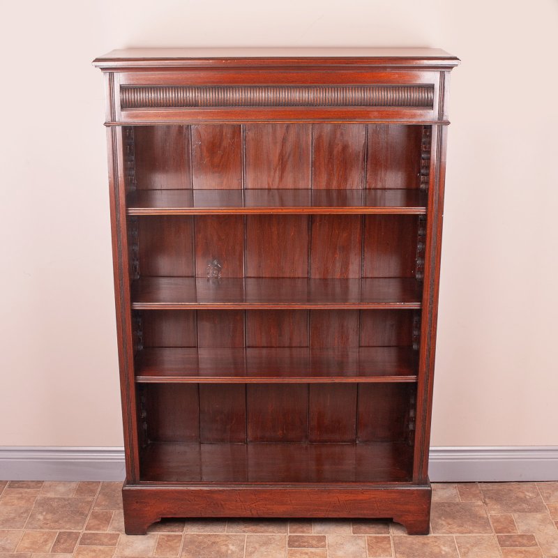 Tall Open Bookcase With Adjustable Shelves