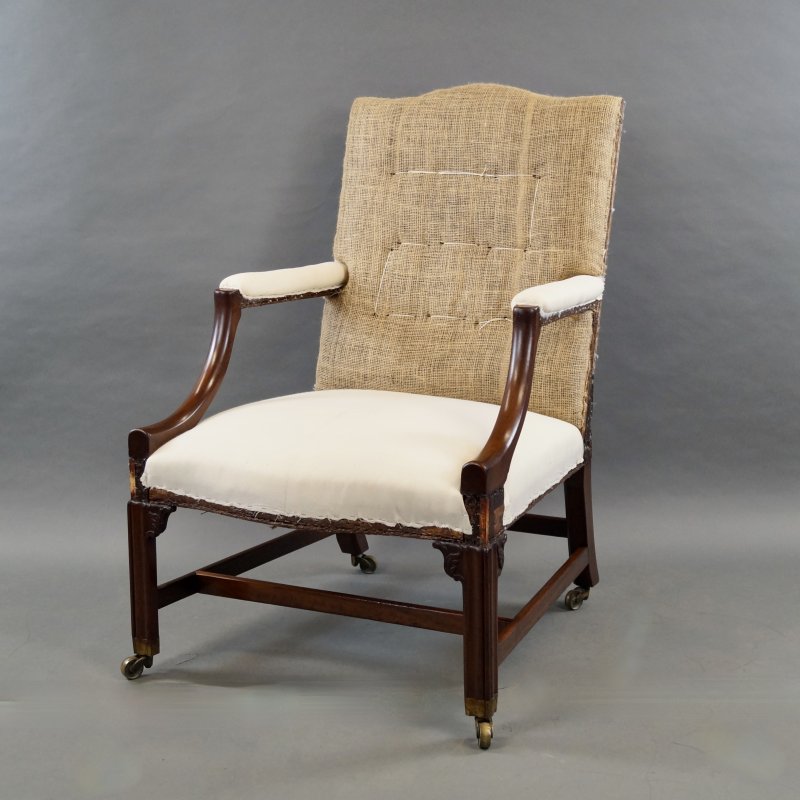 A Mahogany Gainsborough Chair