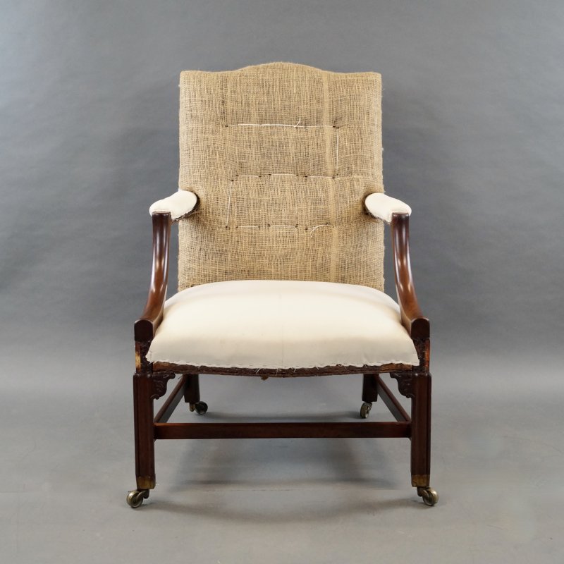 A Mahogany Gainsborough Chair