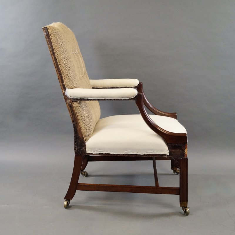 A Mahogany Gainsborough Chair