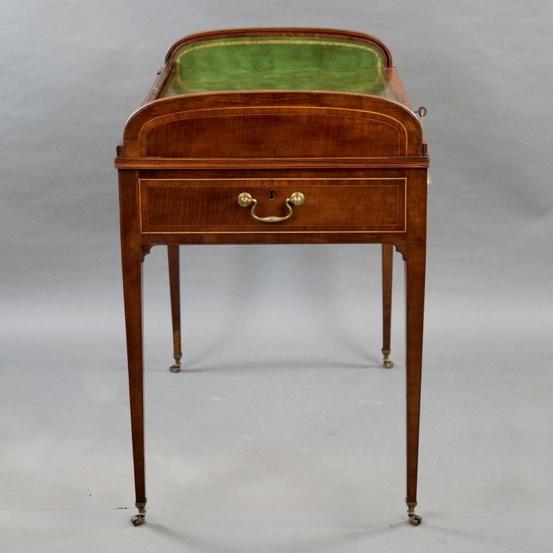 A Rare George III Tambour Desk