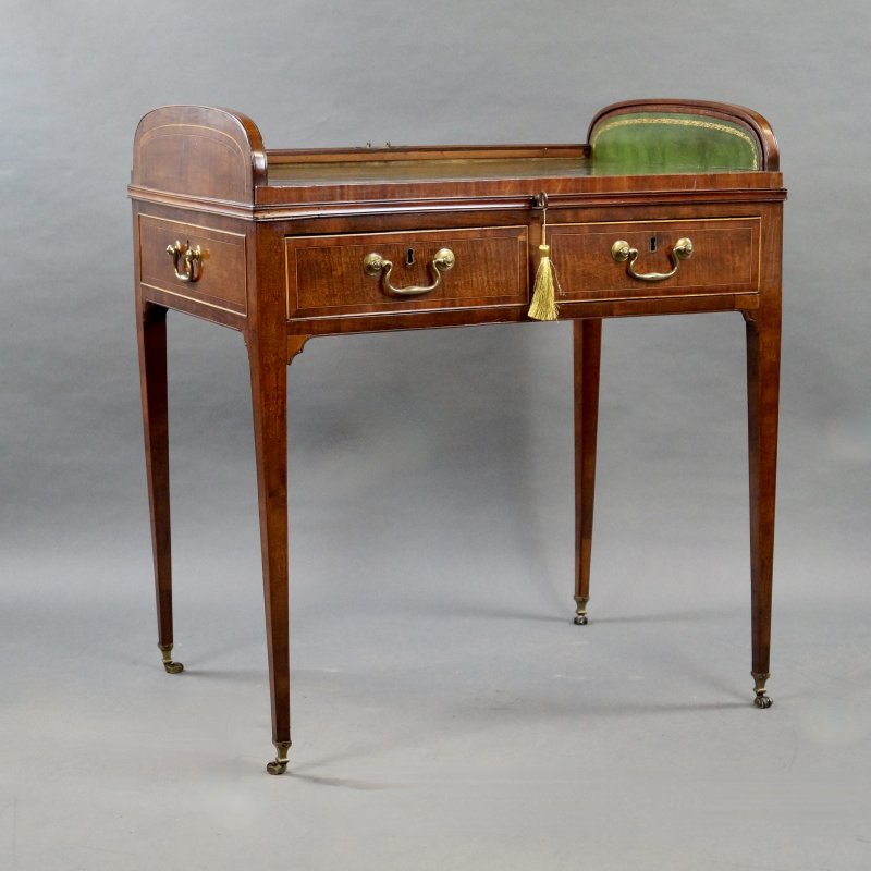 A Rare George III Tambour Desk