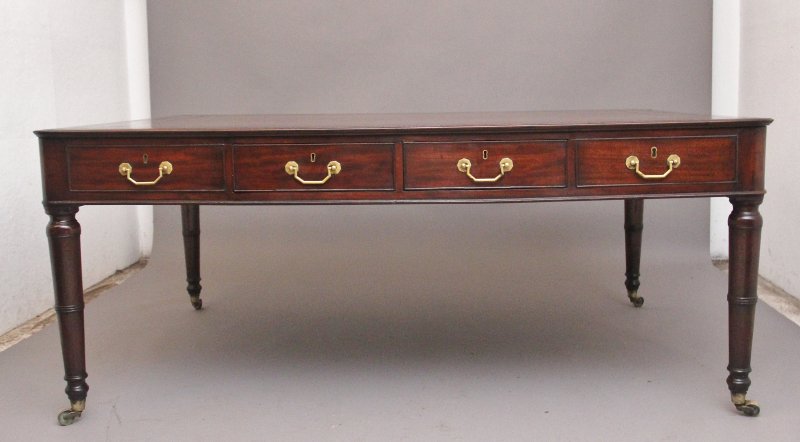 Early 19th Century Mahogany Partners Writing Desk