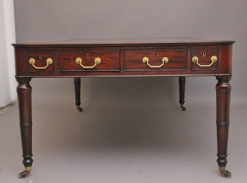 Early 19th Century Mahogany Partners Writing Desk