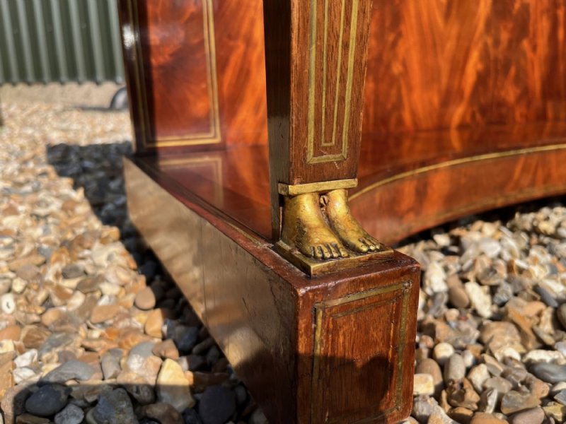 A French Empire Period Mahogany Console Table