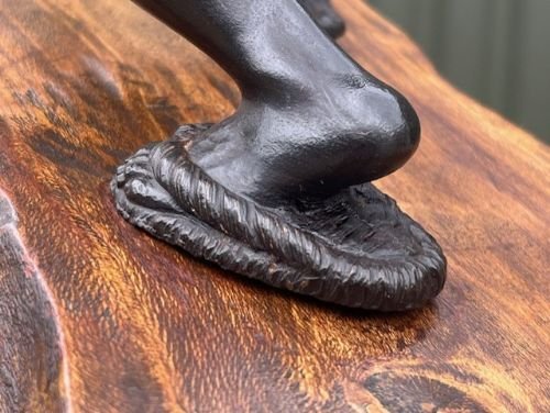 A Japanese Meiji Period Bronze Okimono