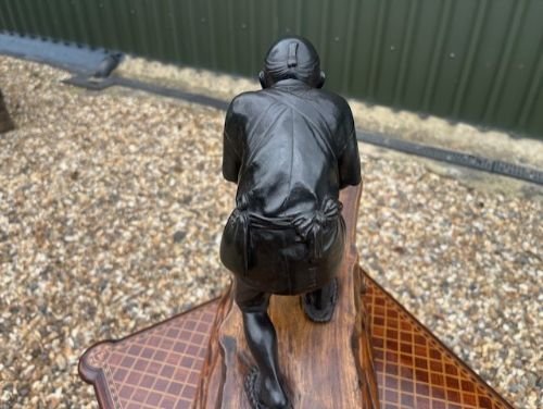 A Japanese Meiji Period Bronze Okimono