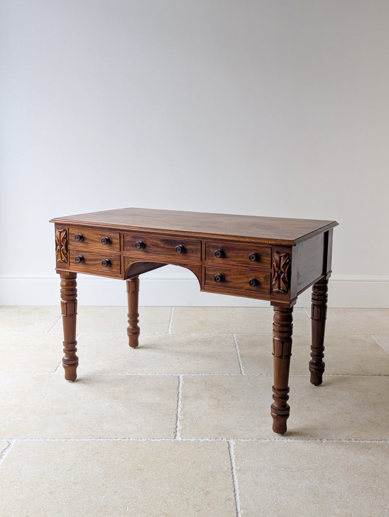 Antique William IV Mahogany Writing Table c.1835