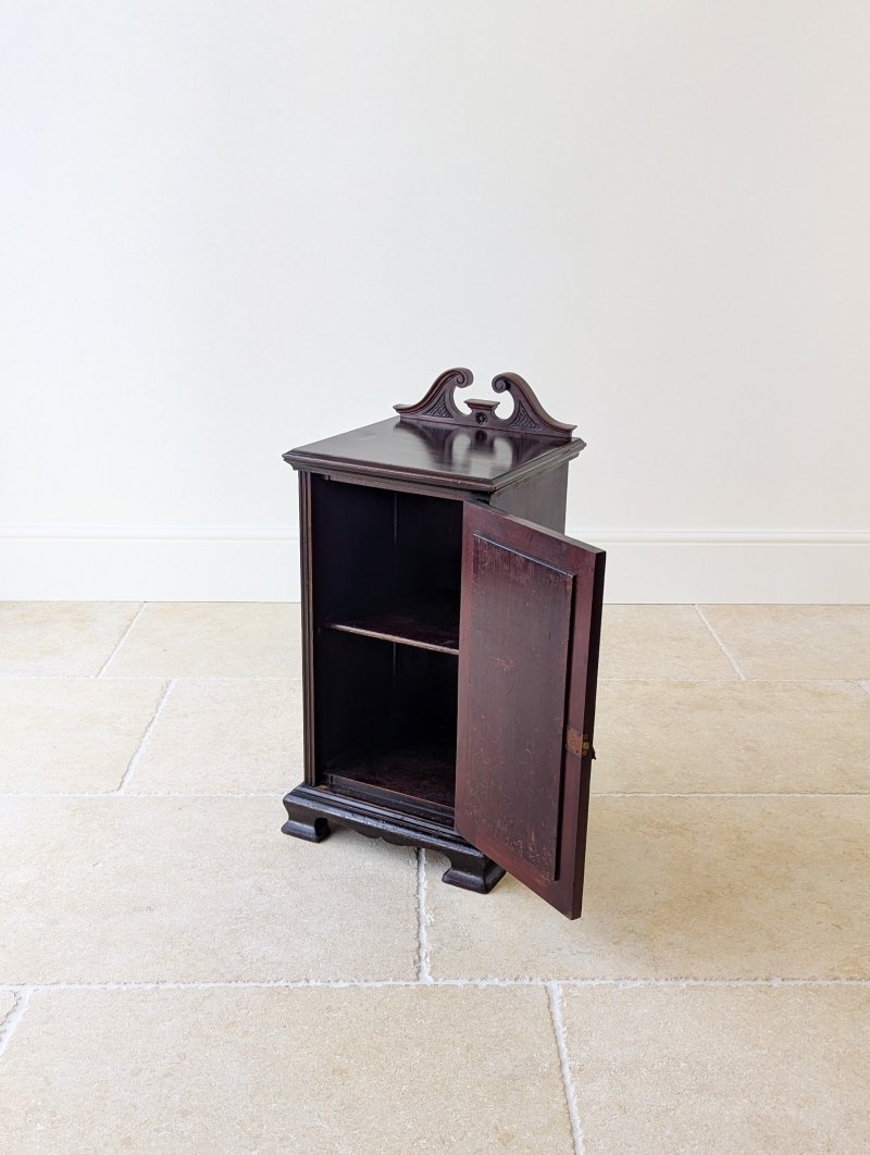Antique Victorian Mahogany Bedside Cabinet c.1870