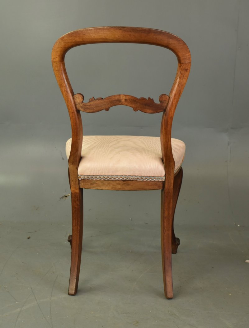 Set Of Six Victorian Rosewood Dining Chairs