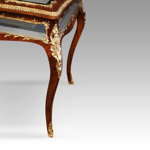 Large 19thc Rosewood Curio Cabinet