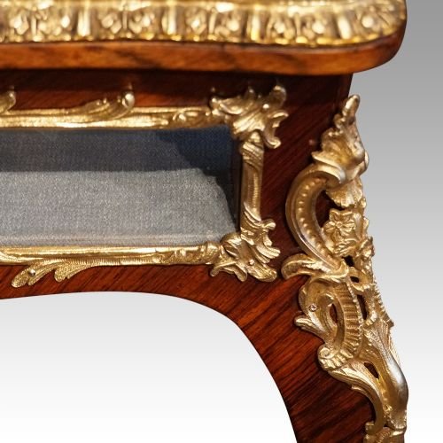 Large 19thc Rosewood Curio Cabinet