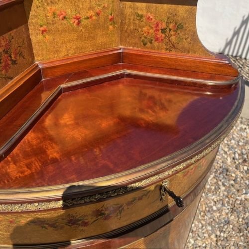A 19th Century Vernis Martin Corner Cabinet