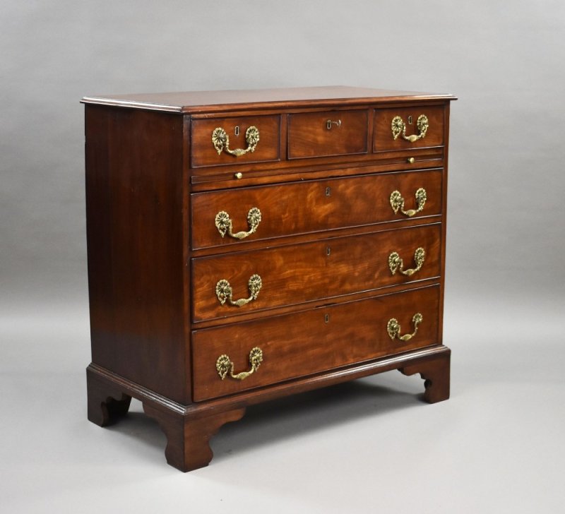 George III Mahogany Chest Of Drawers