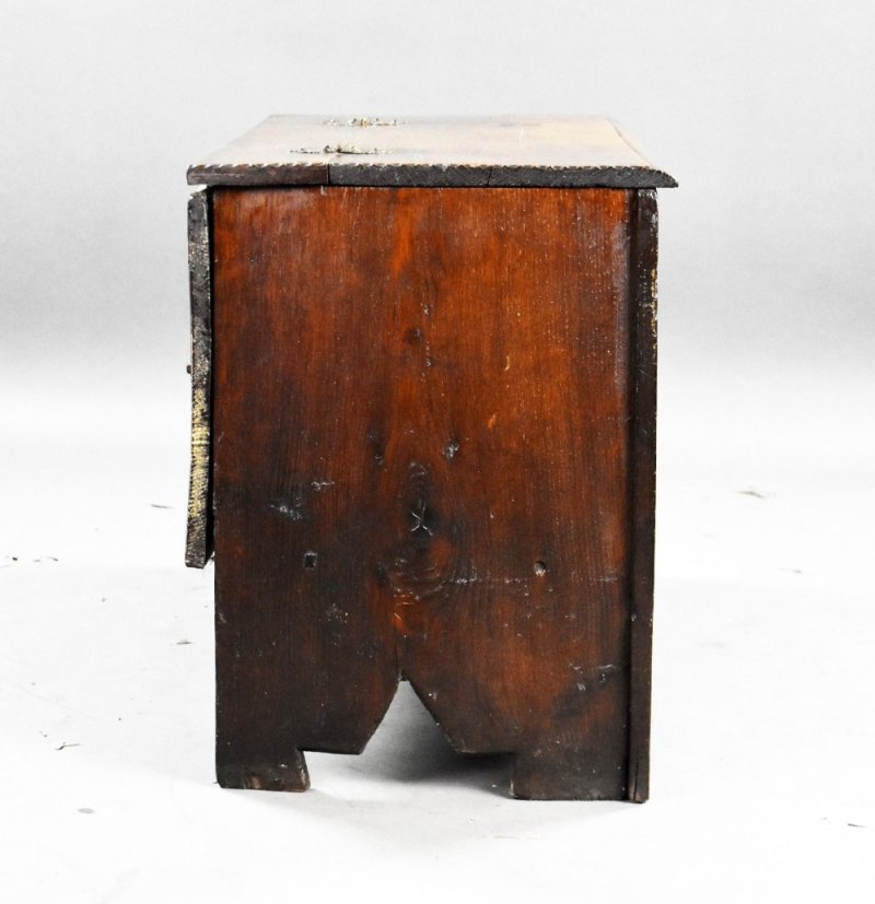 Antique Carved Oak Coffer