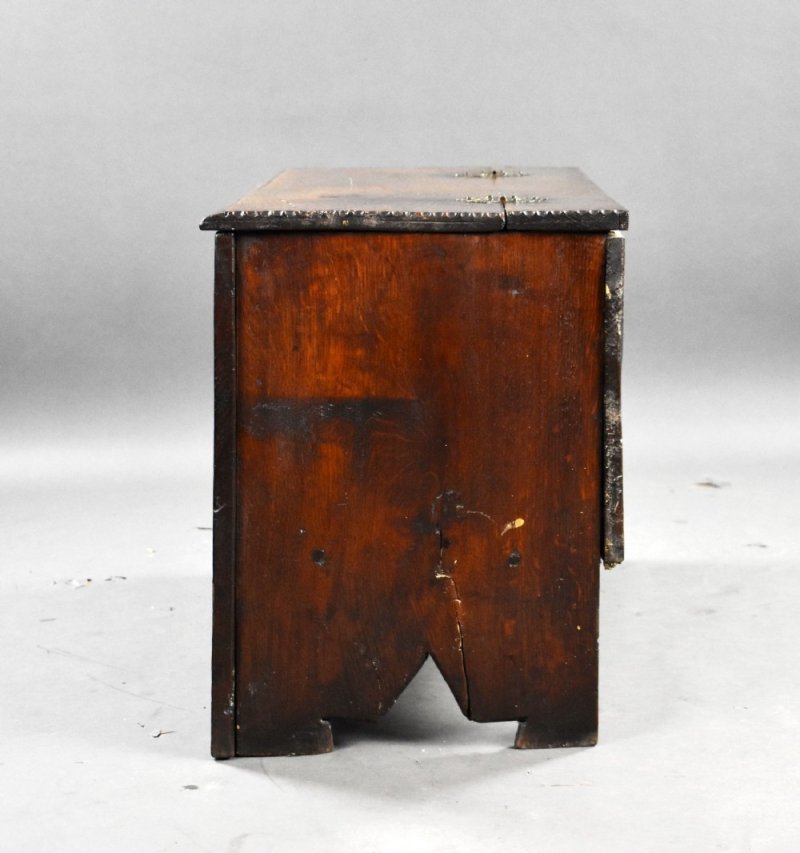 Antique Carved Oak Coffer