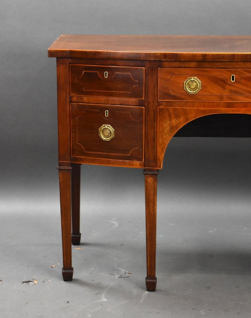 Antique Inlaid Mahogany Sideboard