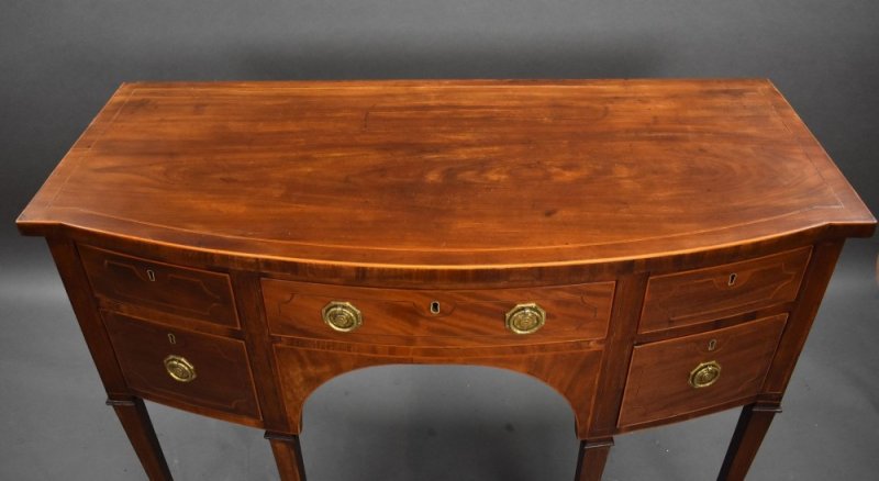 Antique Inlaid Mahogany Sideboard