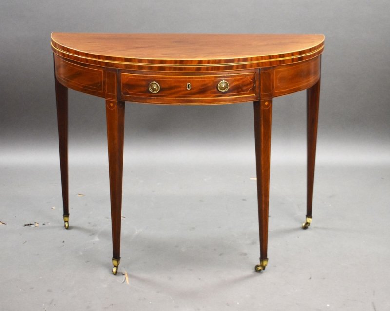 George III Mahogany Tea Table