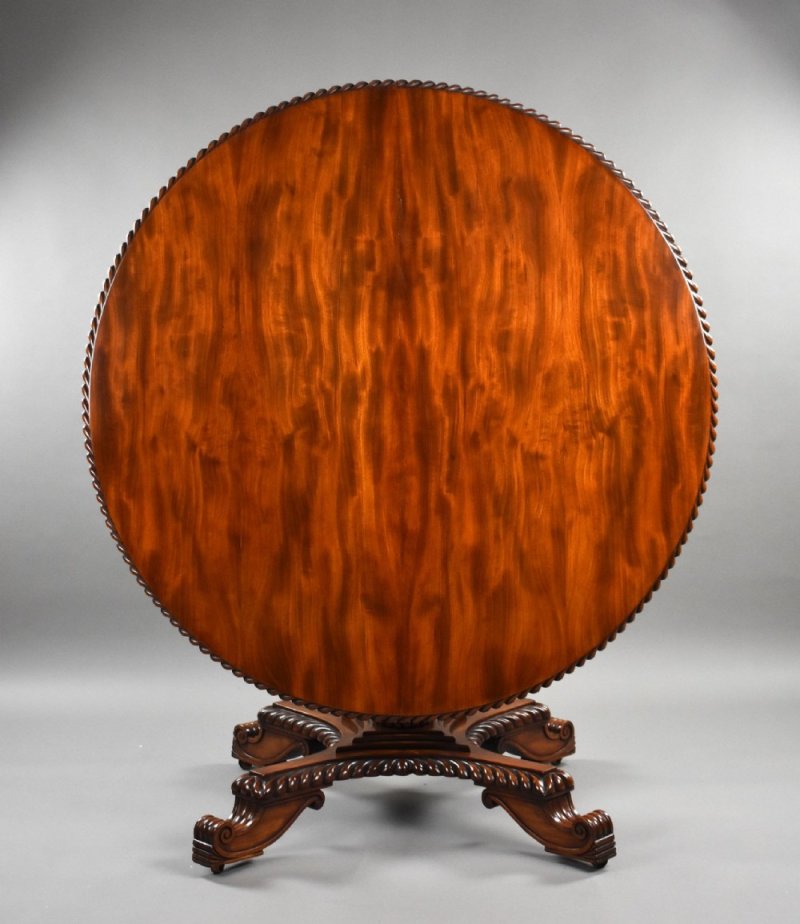 William IV Mahogany Circular Breakfast Table
