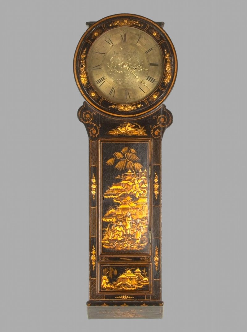 A Very Attractive 18thc Chinoiserie Clock