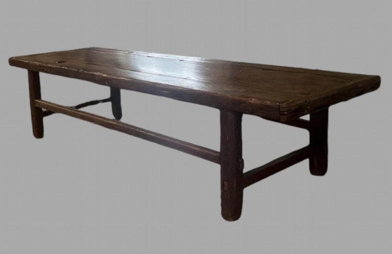 A Lovely Rustic Oak Large Coffee Table