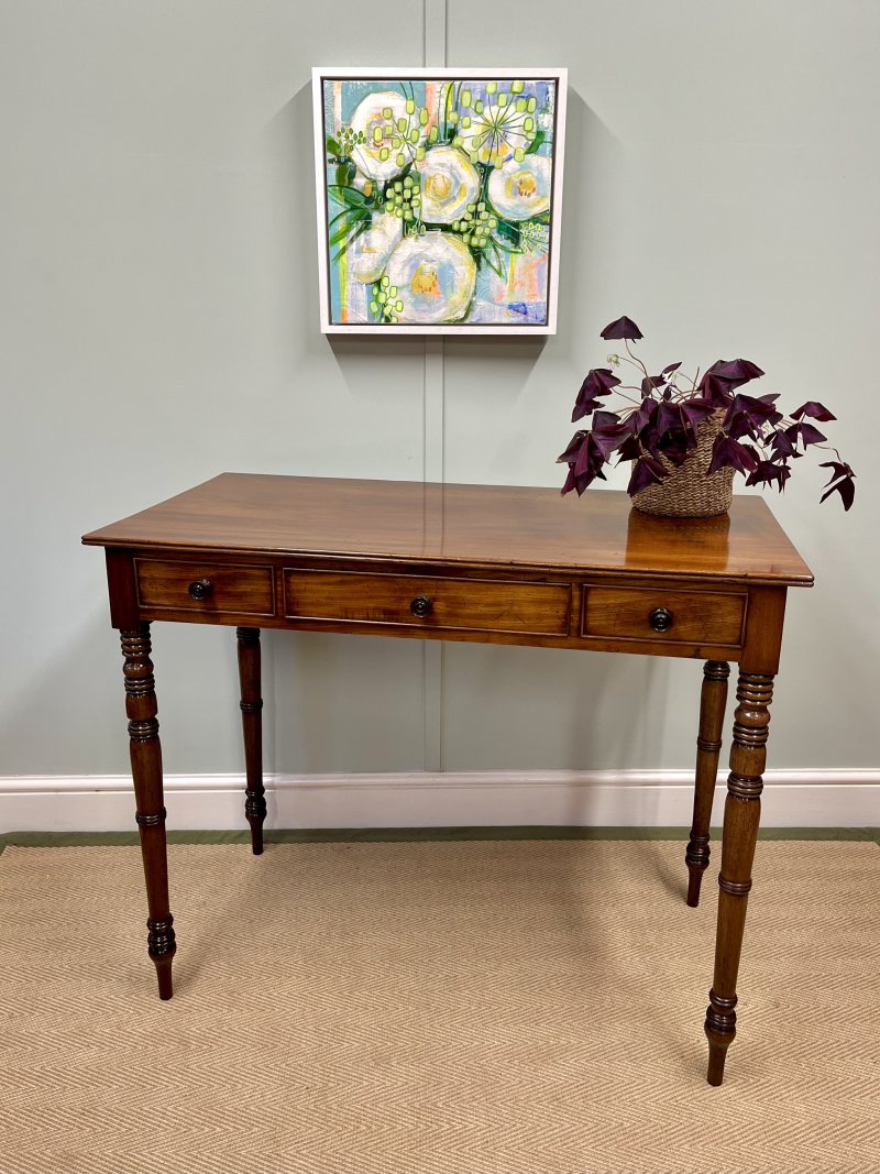 Regency mahogany side table