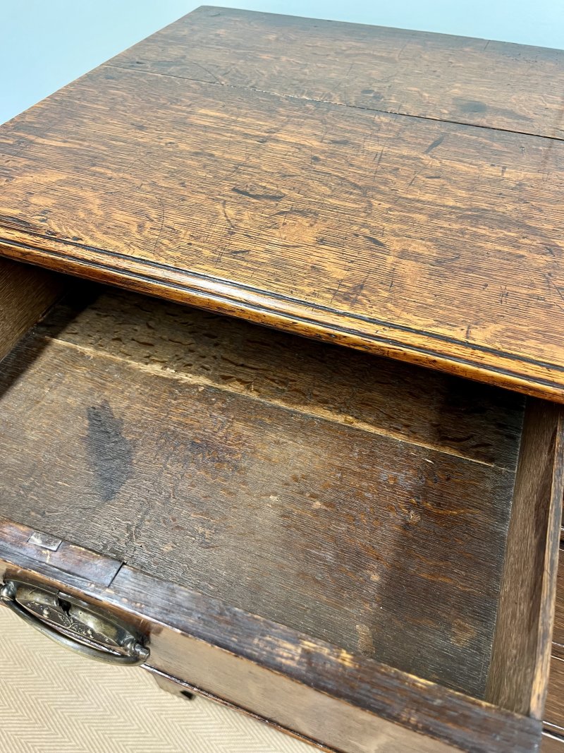 18th century oak chest of drawers