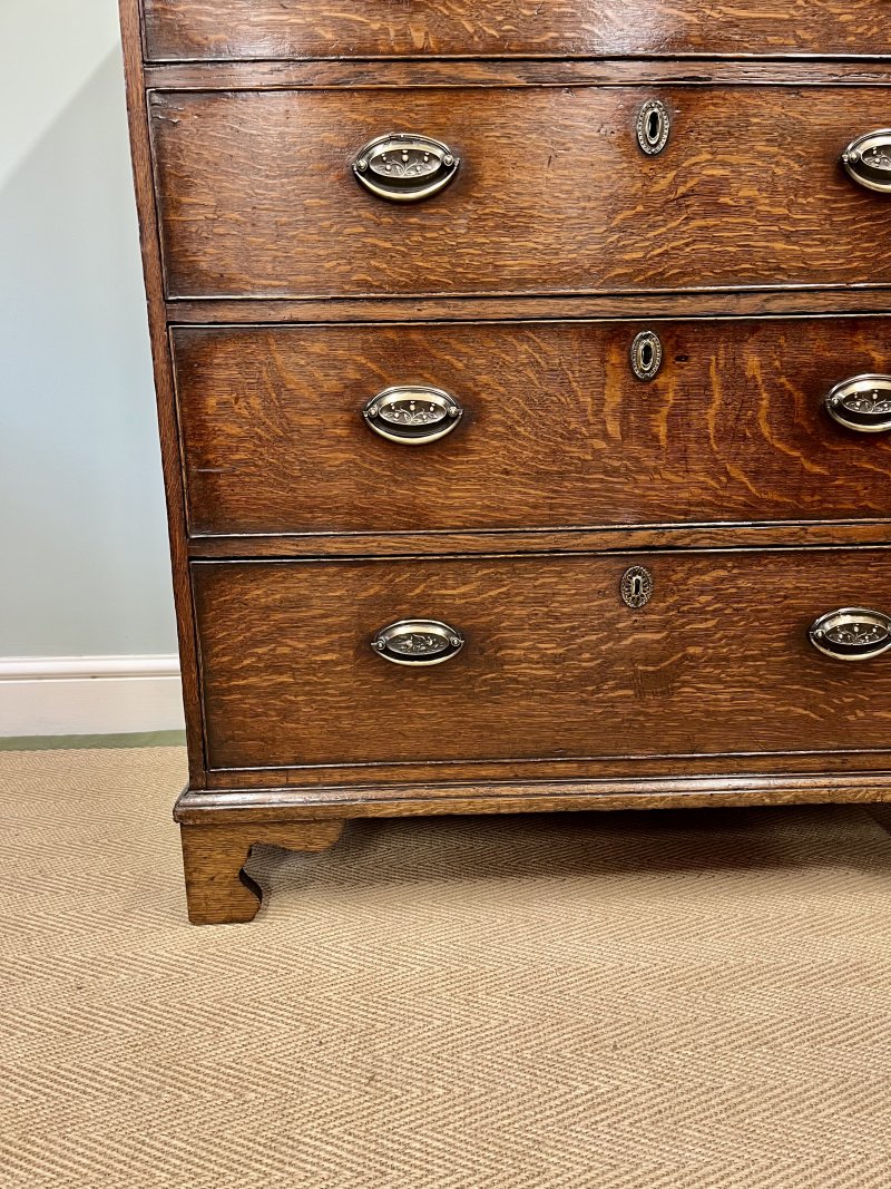 18th century oak chest of drawers