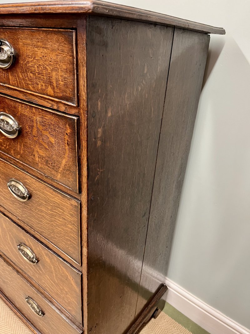 18th century oak chest of drawers