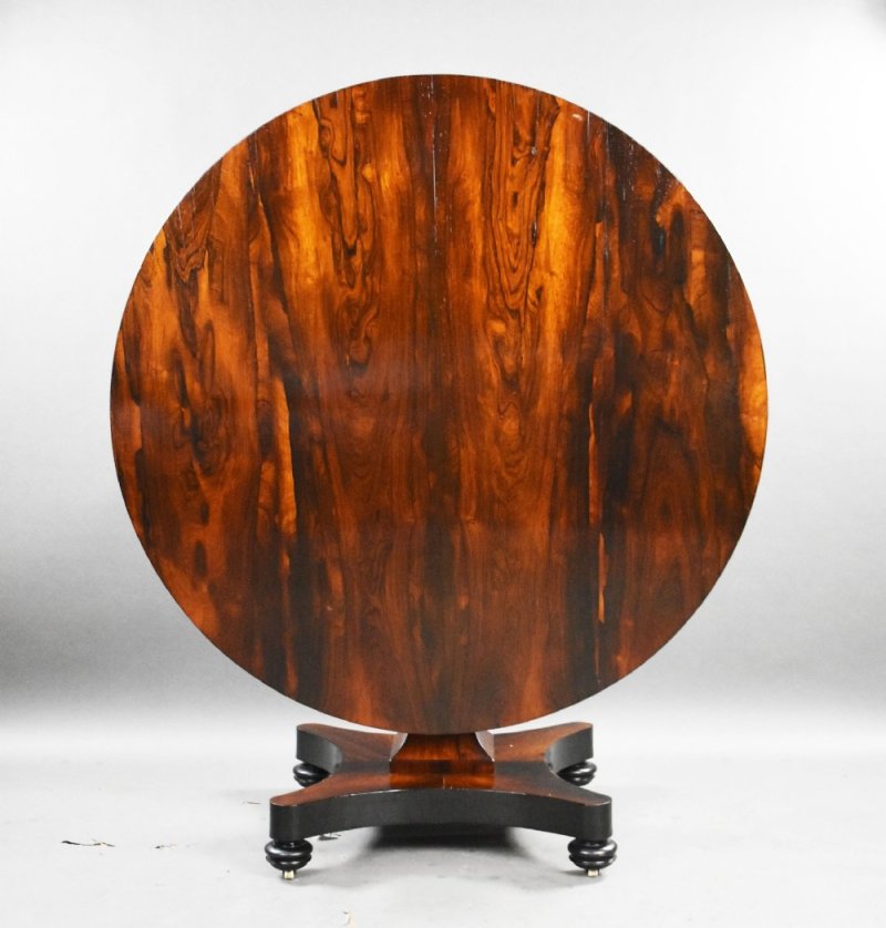 William IV Rosewood Circular Breakfast Table