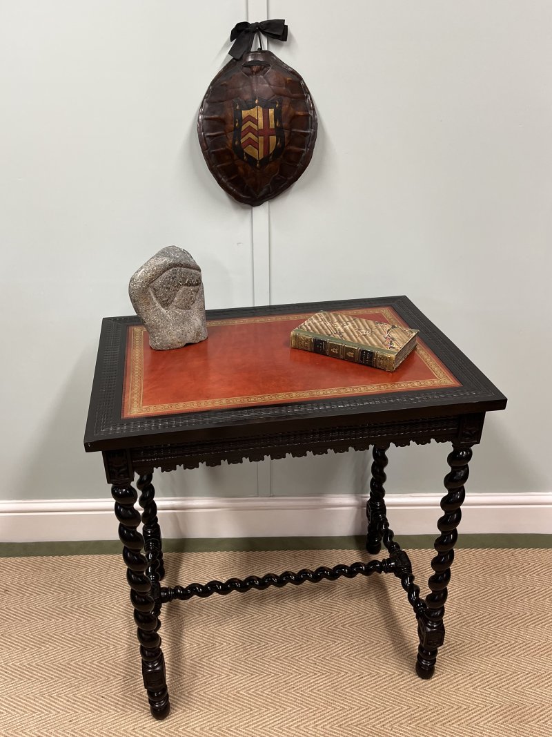 19th century Spanish ebonised table