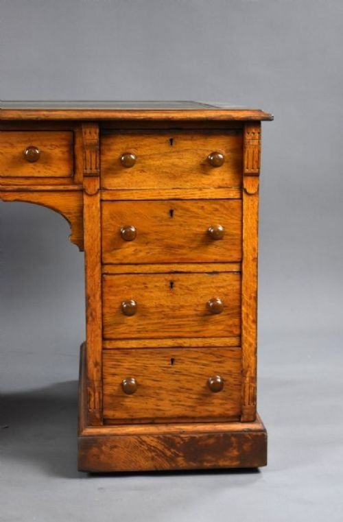 Victorian Oak Desk