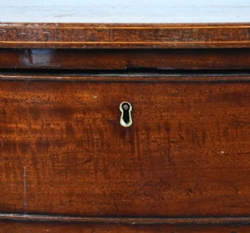 18th Century Mahogany Serpentine Chest Of Drawers