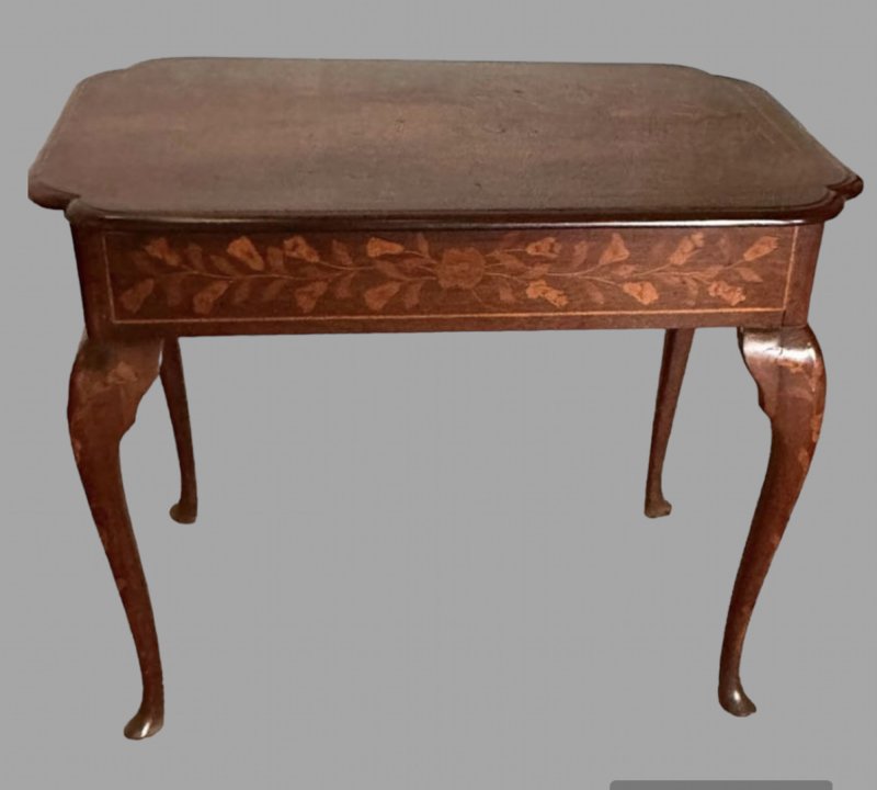 A Late 18thc Dutch Marquetry Table