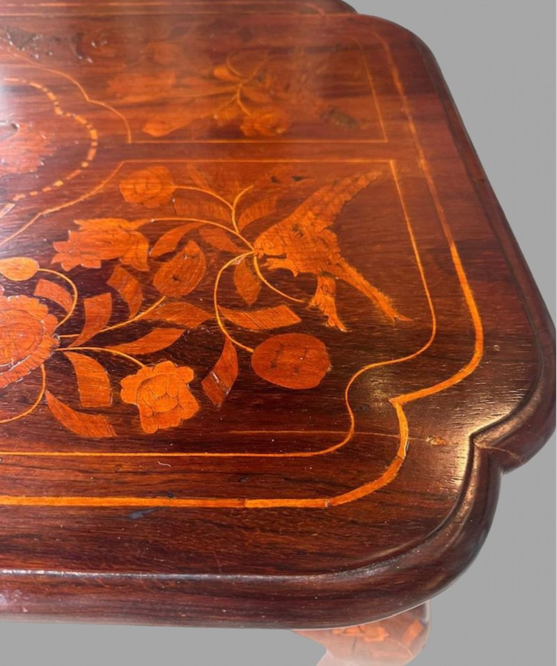 A Late 18thc Dutch Marquetry Table