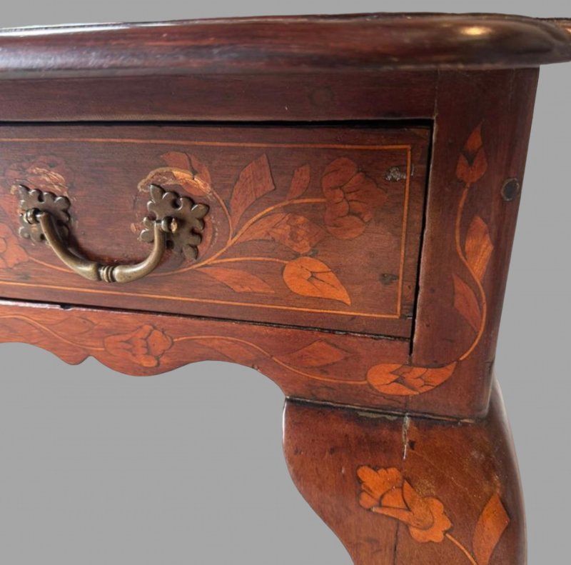 A Late 18thc Dutch Marquetry Table