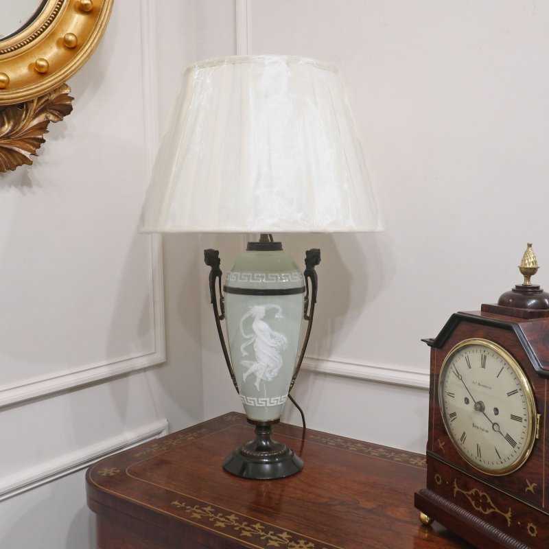 French 19th Century Neoclassical Style Pate Sur Pate Table Lamp