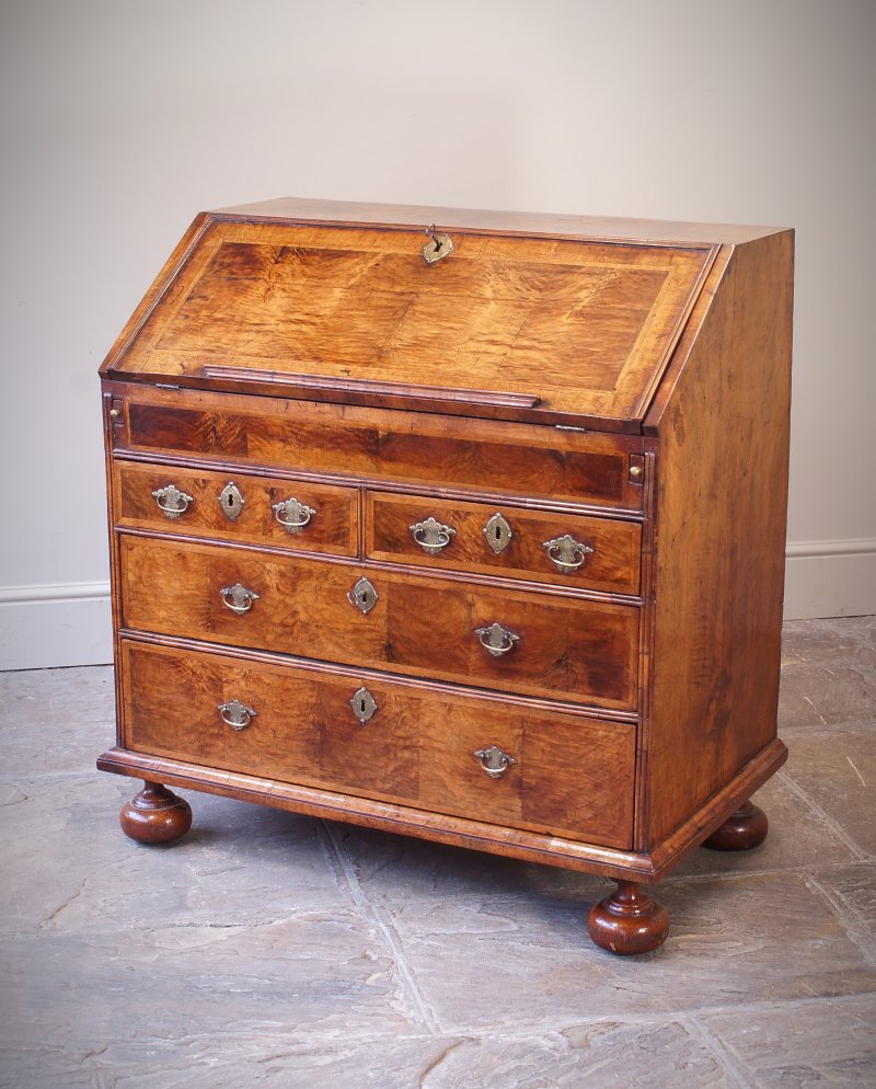 Early 18th Century Walnut Bureau