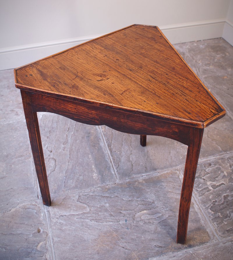 18th Century Elm Cricket Table