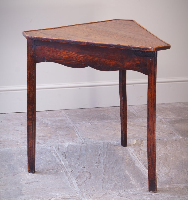 18th Century Elm Cricket Table