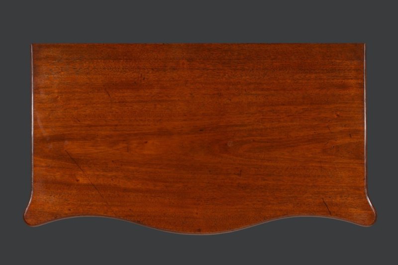 George III Serpentine Chest Of Drawers