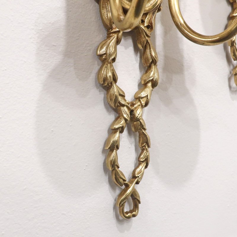 Set of 4 French Gilt Bronze Wall Lights