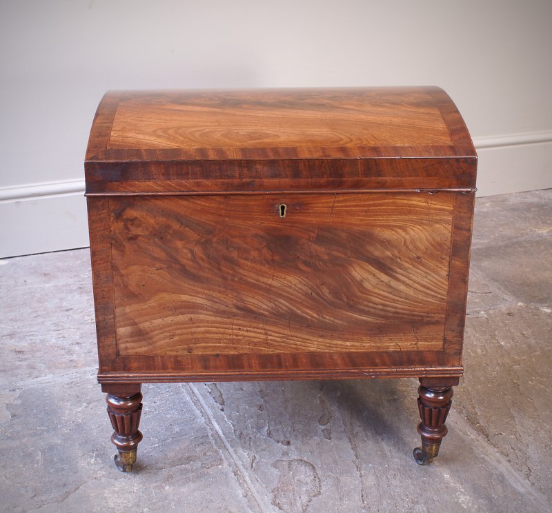 Early 19th Century Regency Mahogany Wine Cooler Cellarette. - Image 10