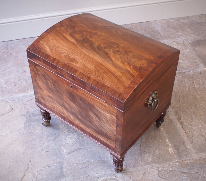 Early 19th Century Regency Mahogany Wine Cooler Cellarette. - Image 12